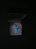 AluminiNecklace™ Ominous Blue Skull Pendant