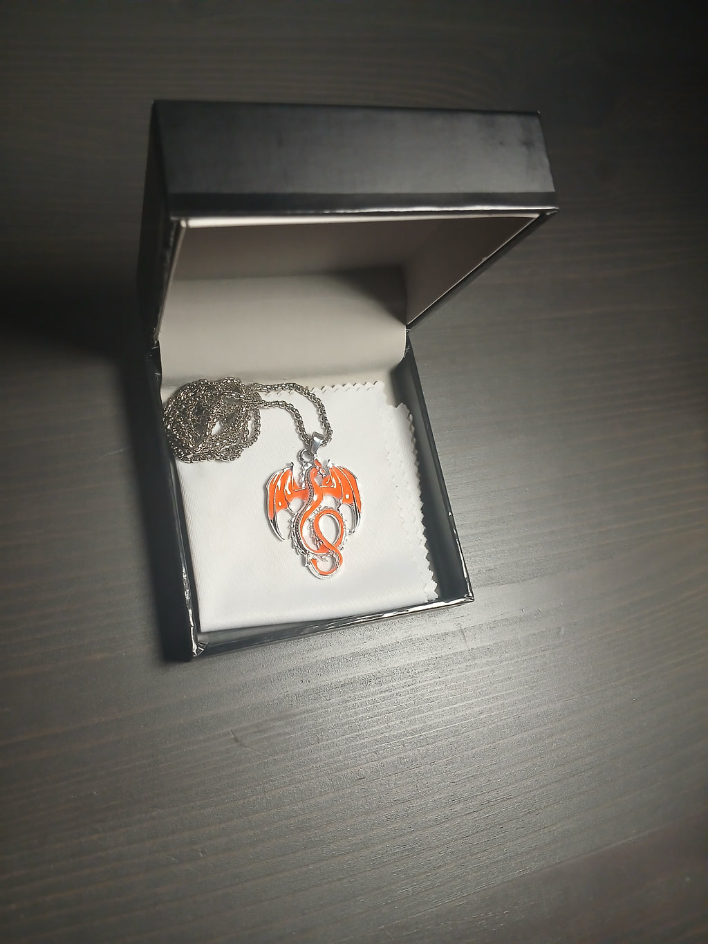 AluminiNecklace™ Fire Fury Orange Feirce Dragon Pendant