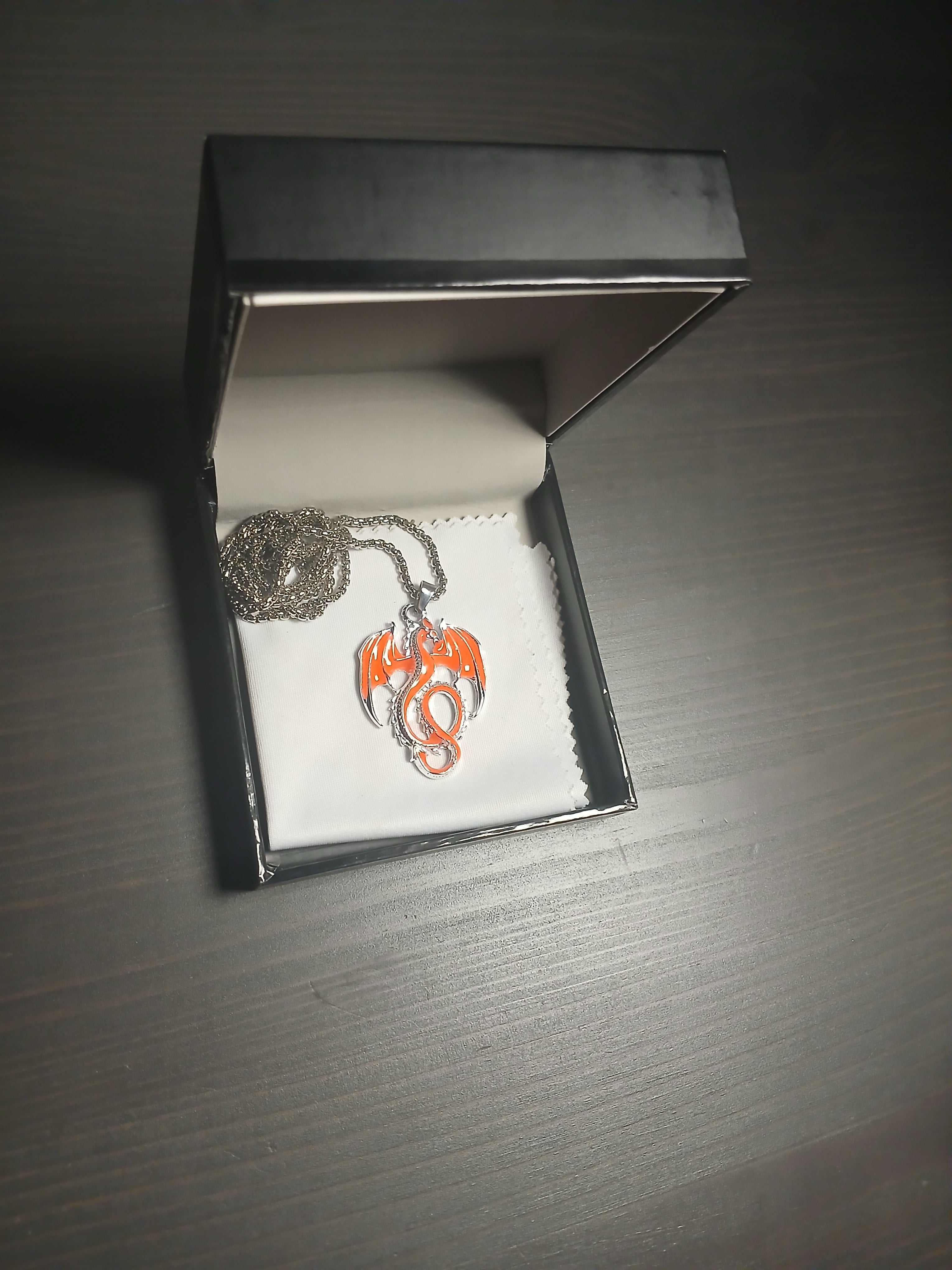 AluminiNecklace™ Fire Fury Orange Feirce Dragon Pendant