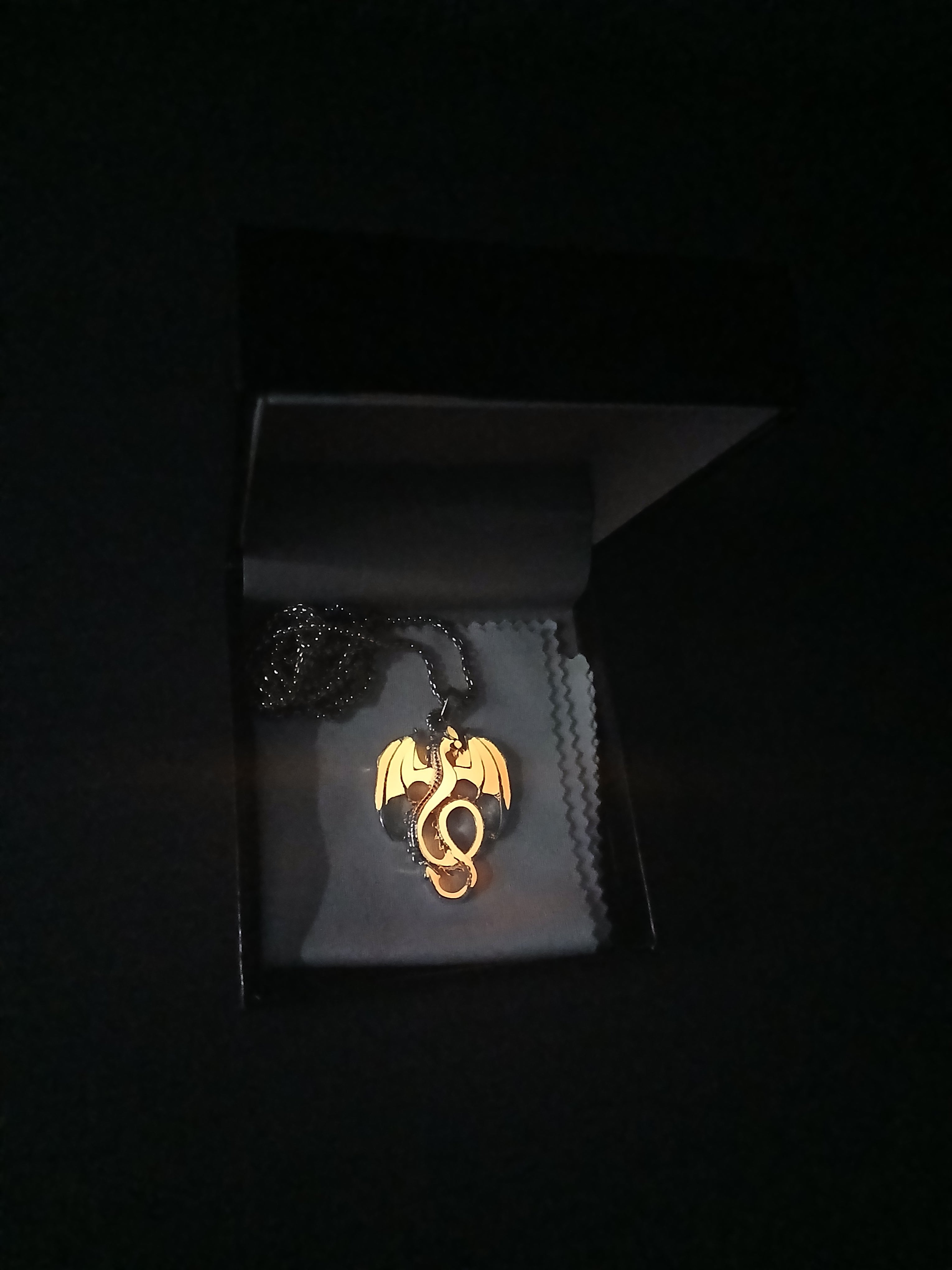 AluminiNecklace™ Fire Fury Orange Feirce Dragon Pendant
