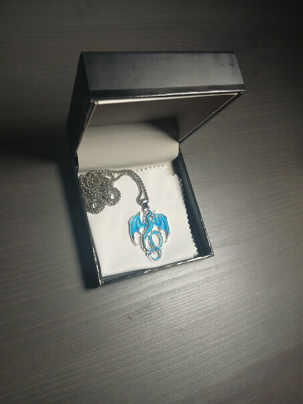 AluminiNecklace™ Ominous Blue Feirce Dragon Pendant