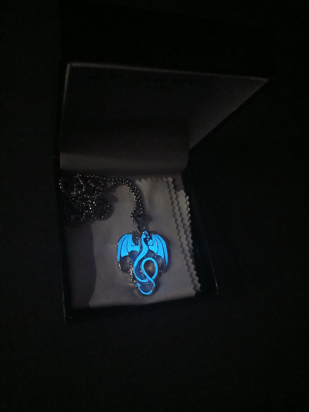 AluminiNecklace™ Ominous Blue Feirce Dragon Pendant