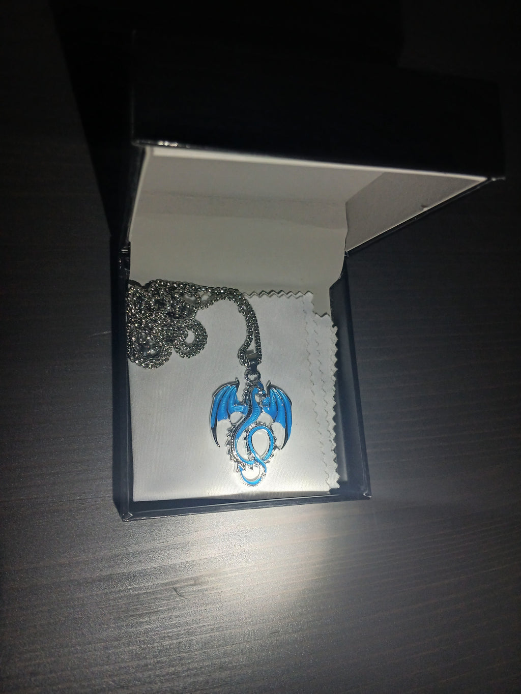 AluminiNecklace™ Ominous Blue Feirce Dragon Pendant