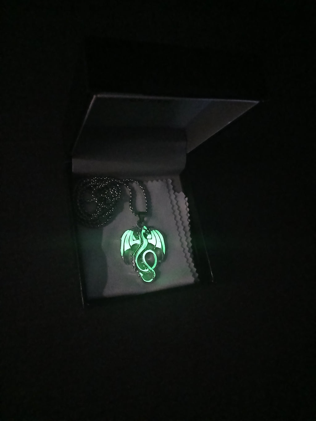 AluminiNecklace™ Toxic Green Feirce Dragon Pendant
