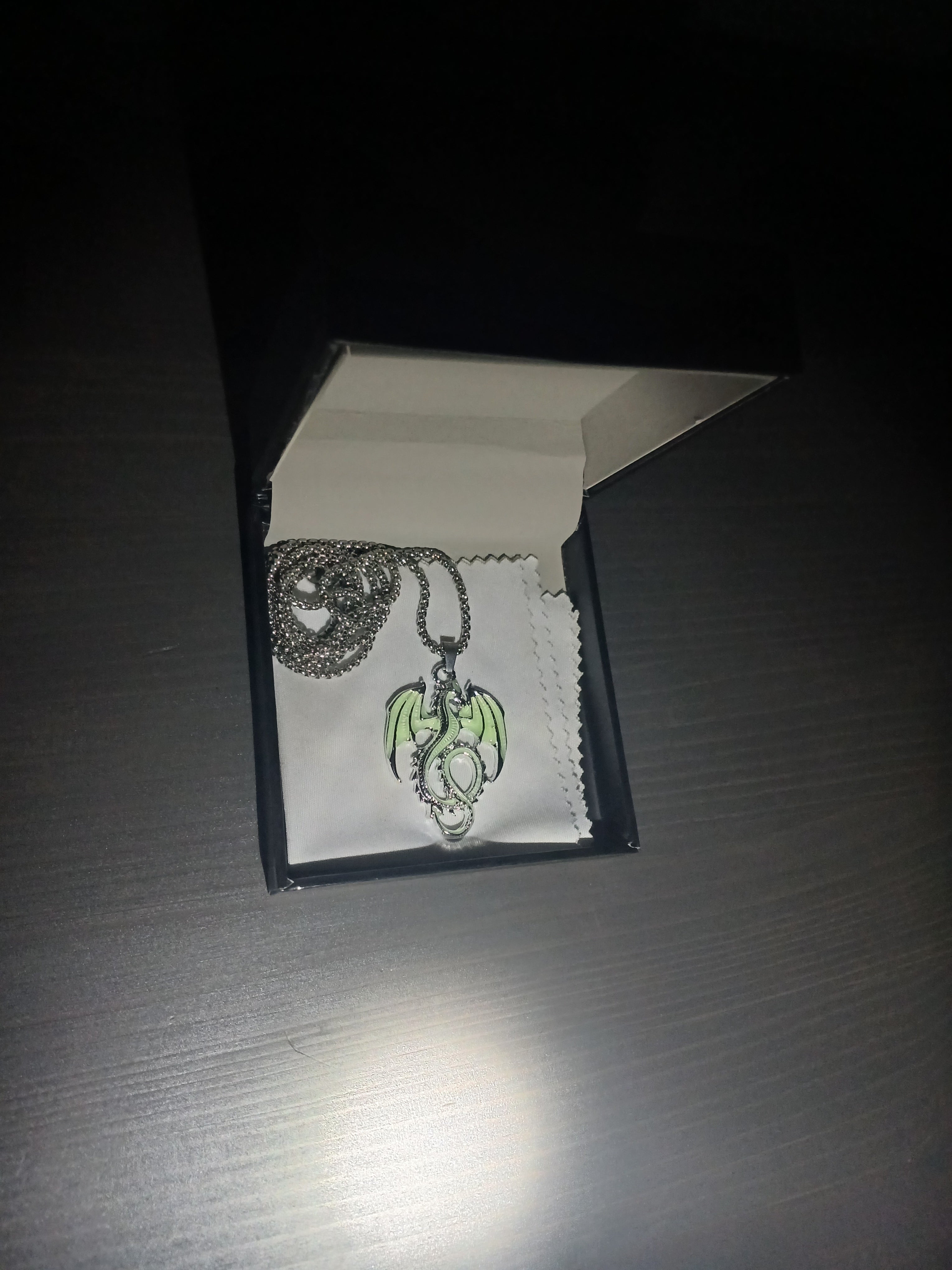 AluminiNecklace™ Toxic Green Feirce Dragon Pendant