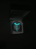 AluminiNecklace™ Destiny Light Blue Animosity Dragon Pendant