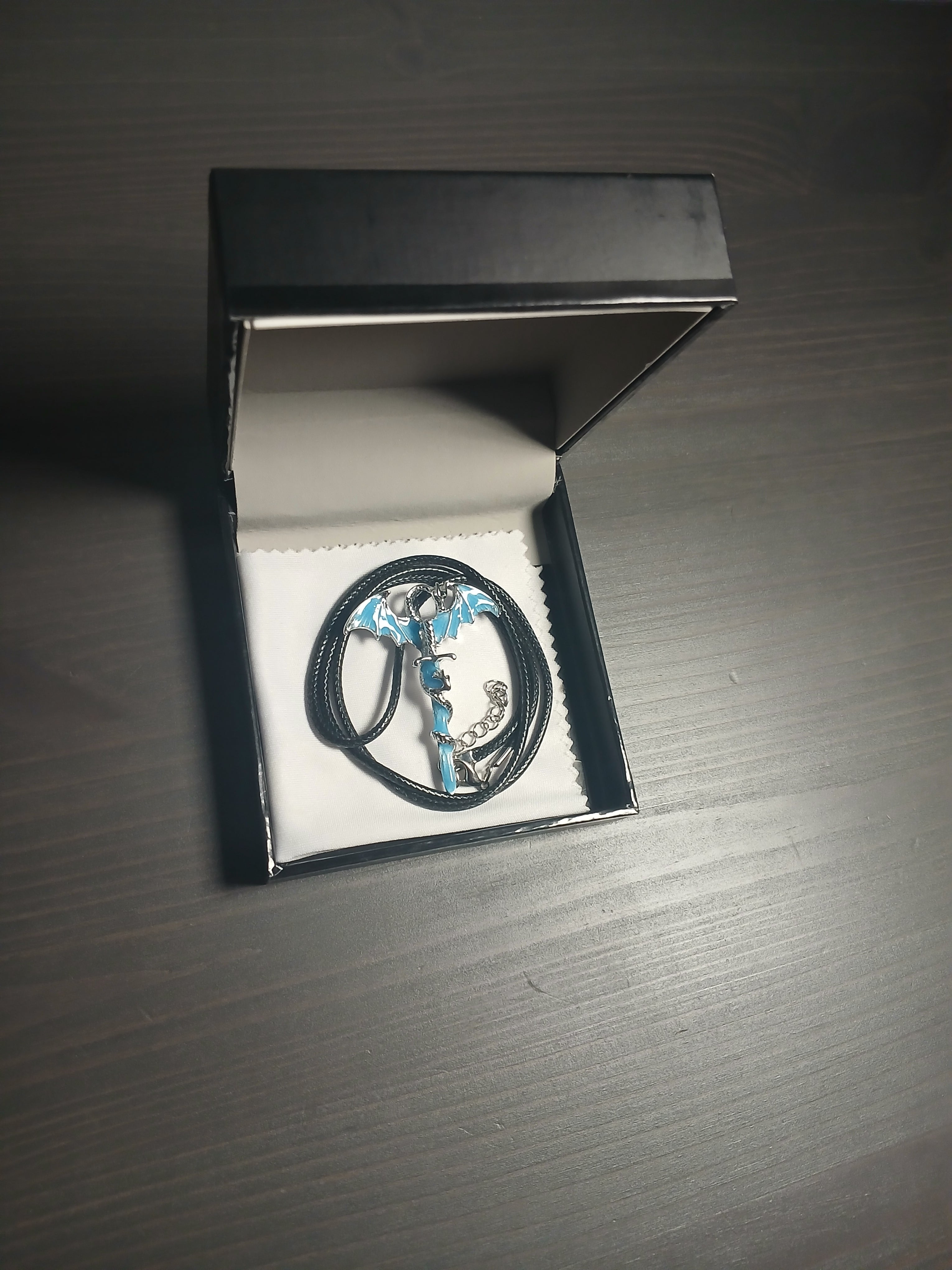 AluminiNecklace™ Ominous Blue Animosity Dragon Pendant