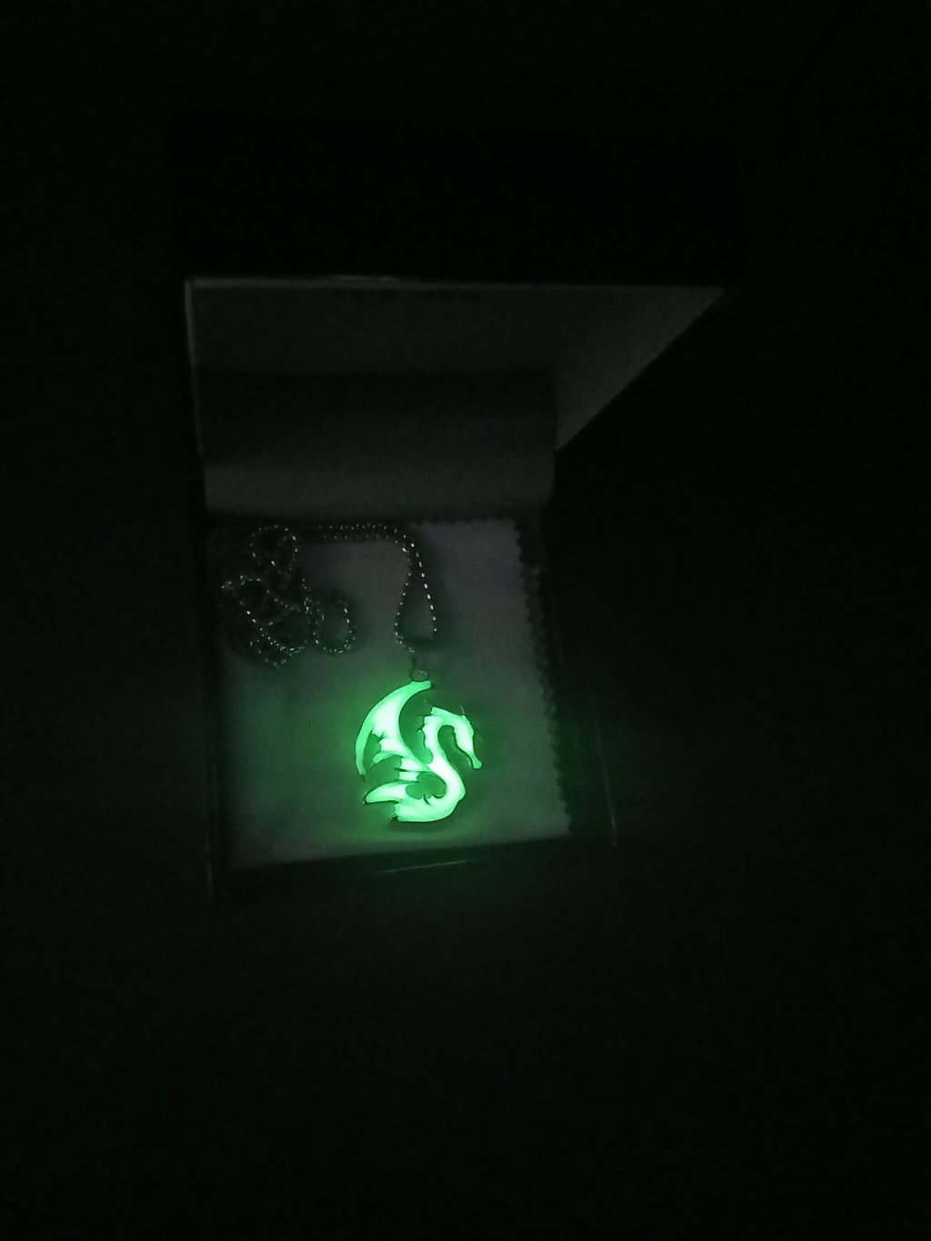 AluminiNecklace™ Toxic Green Dragon Pendant