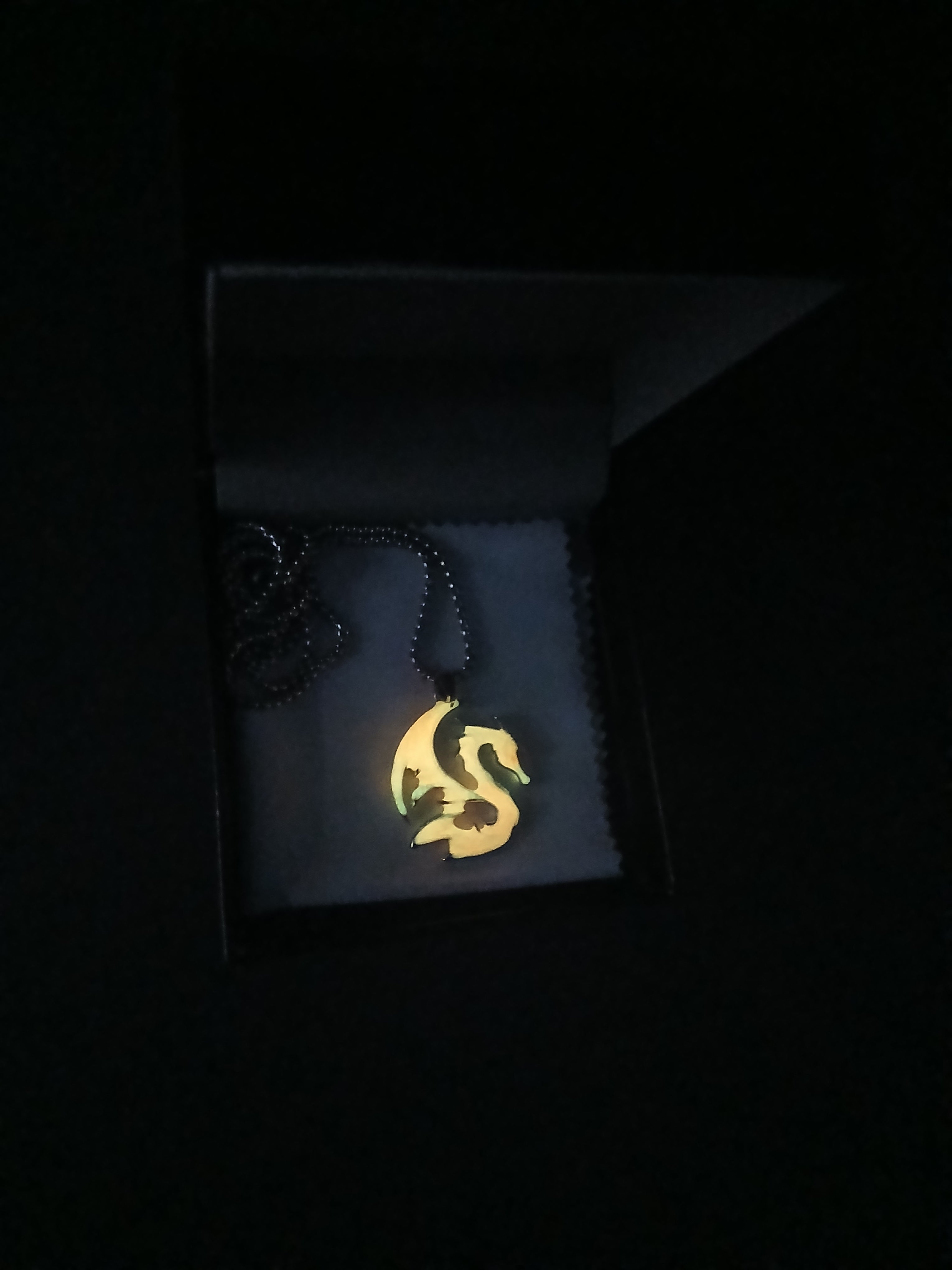 AluminiNecklace™  Fire Fury Orange Dragon Pendant