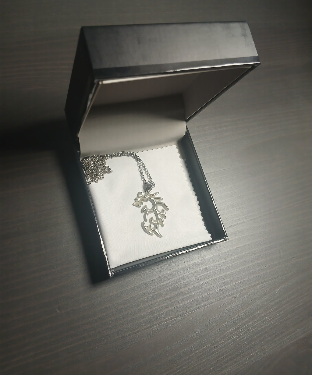 AluminiNecklace™ Toxic Green Anarchy Dragon Pendant