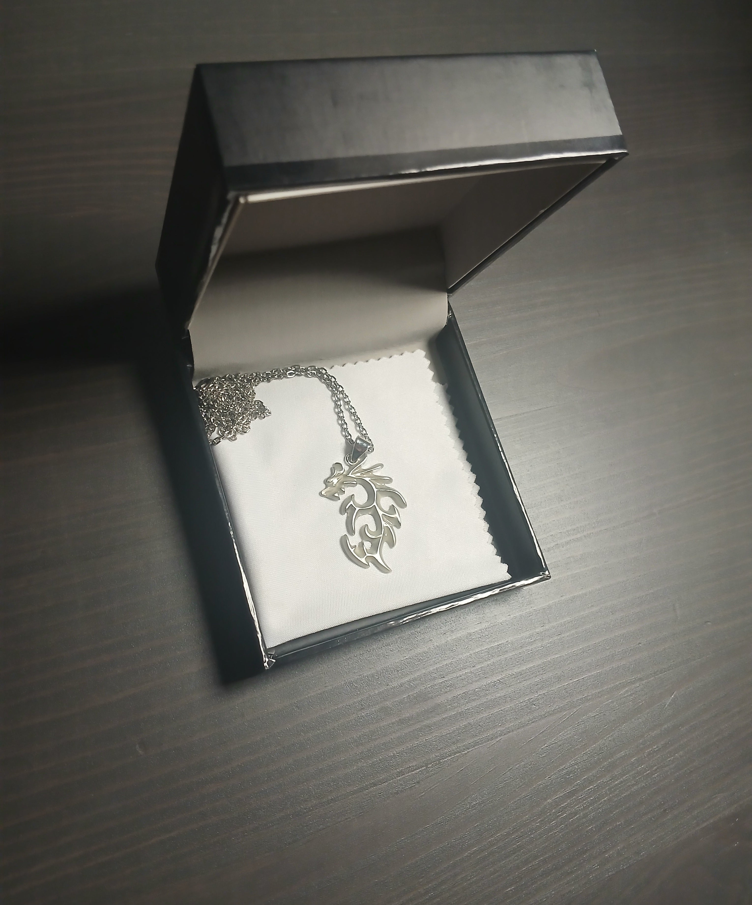 AluminiNecklace™ Toxic Green Anarchy Dragon Pendant