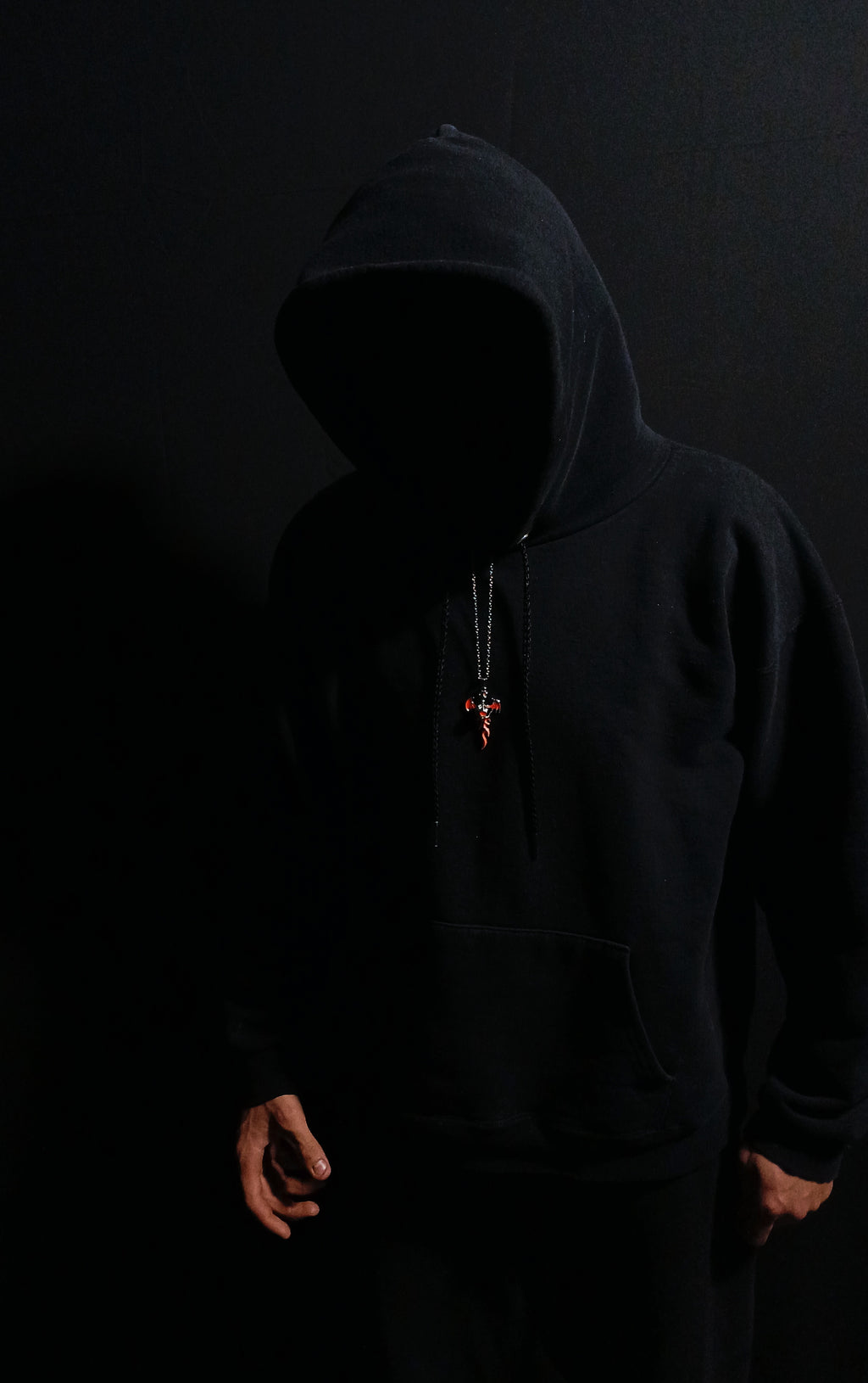 AluminiNecklace™ Fire Fury Orange Skull Pendant