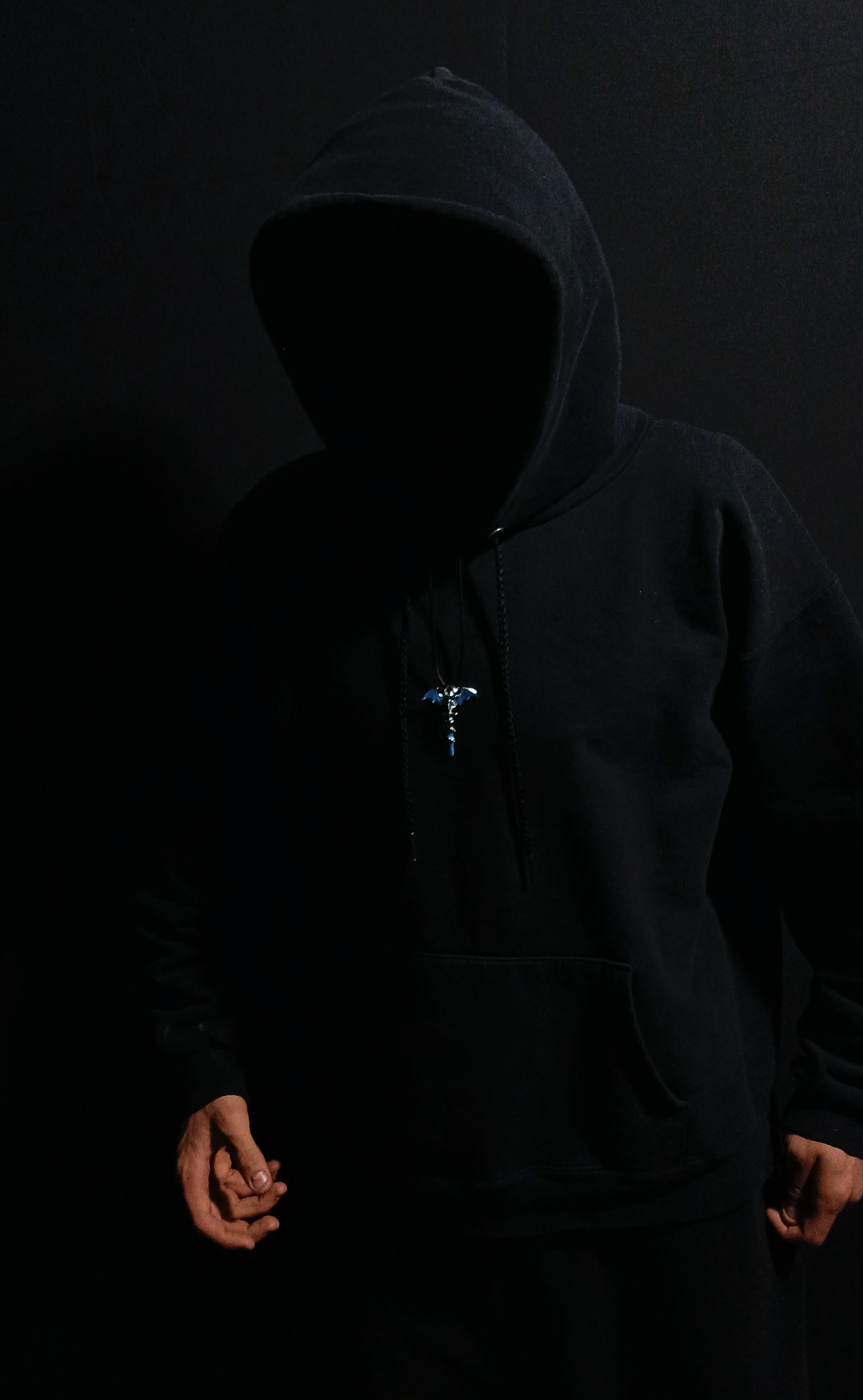 AluminiNecklace™ Ominous Blue Animosity Dragon Pendant