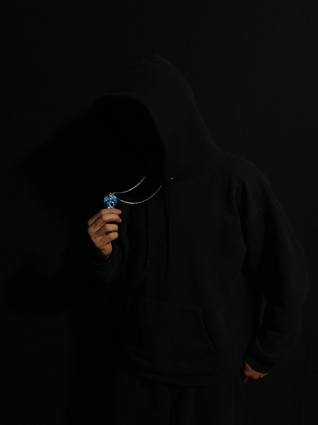 AluminiNecklace™ Ominous Blue Feirce Dragon Pendant