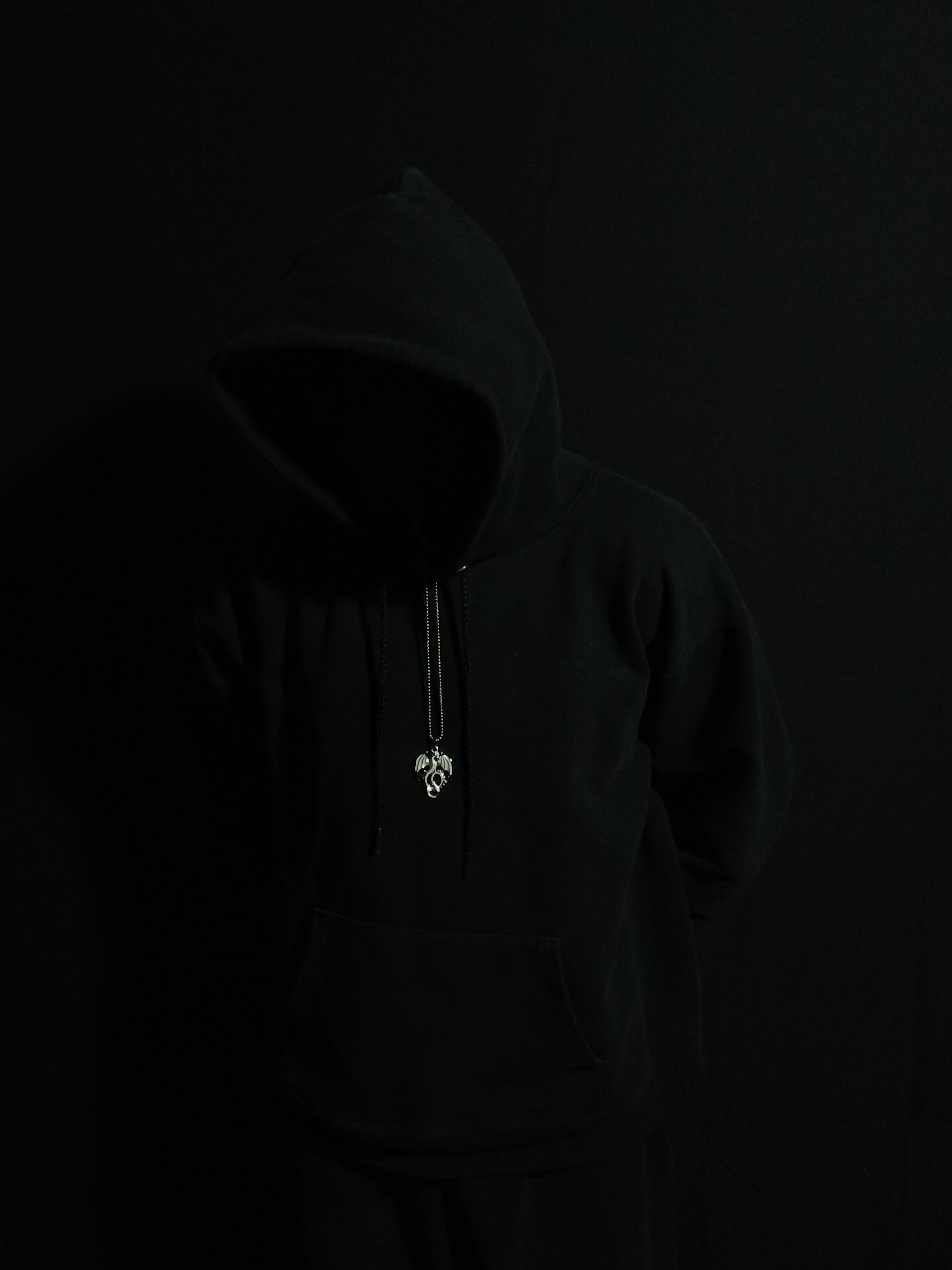 AluminiNecklace™ Destiny Light Blue Feirce Dragon Pendant