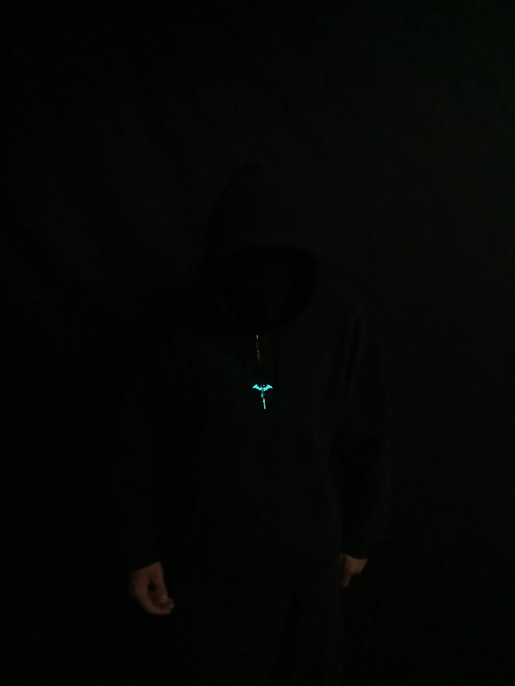AluminiNecklace™ Destiny Light Blue Animosity Dragon Pendant