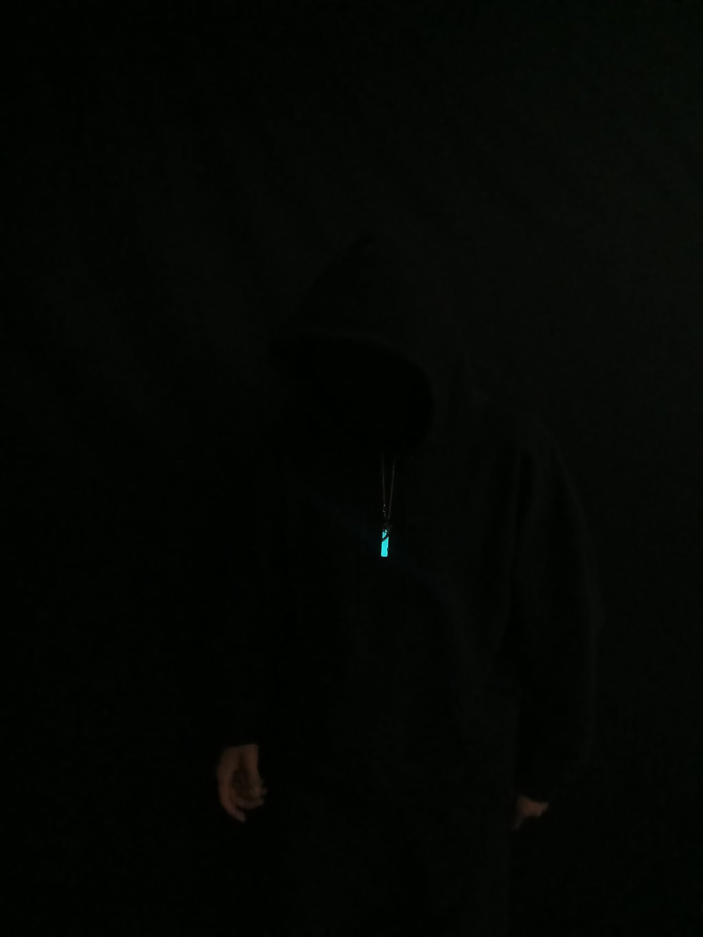 AluminiNecklace™ Destiny Light Blue Bounded Serpant Dragon Pendant