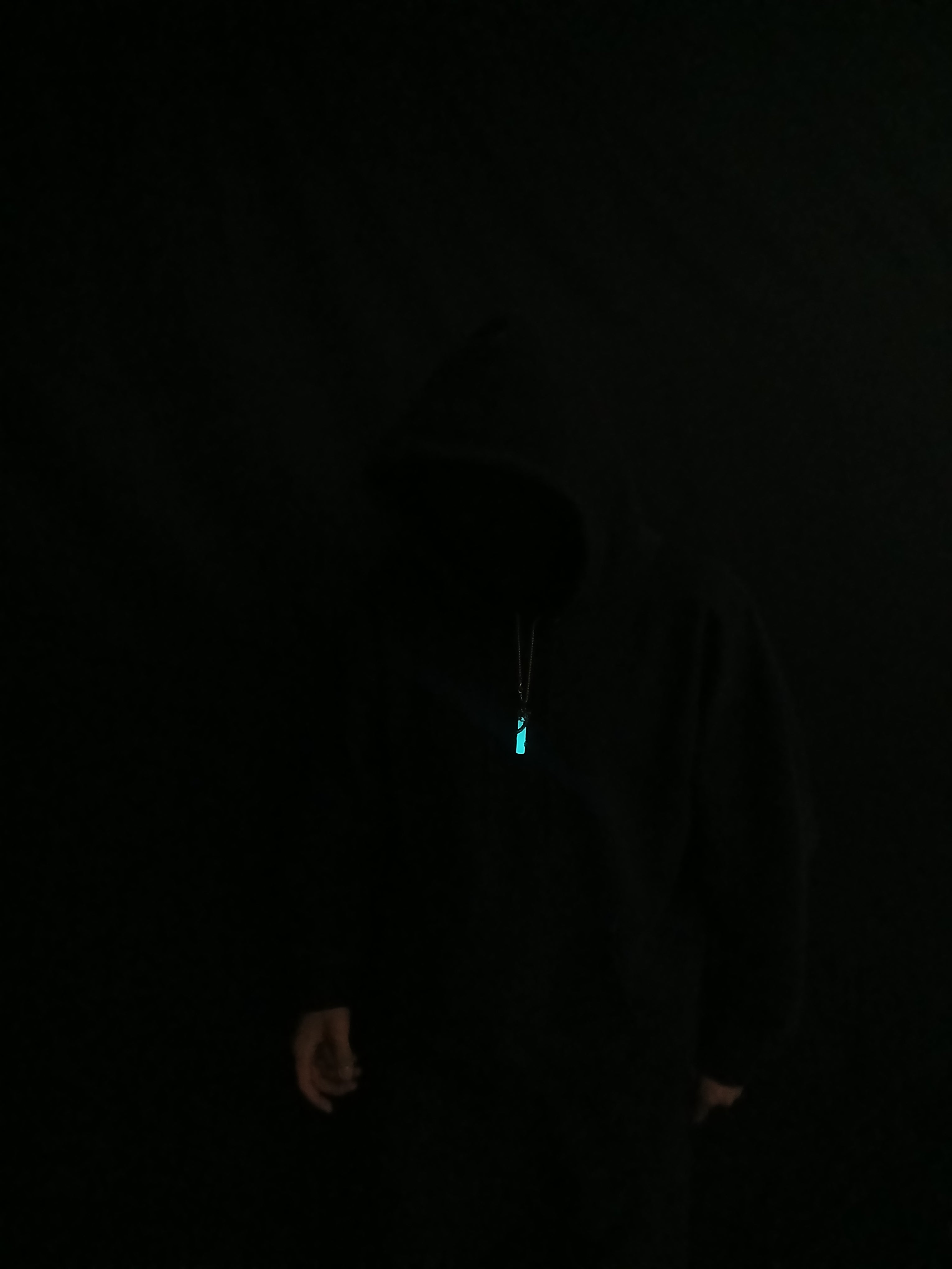 AluminiNecklace™ Destiny Light Blue Bounded Serpant Dragon Pendant