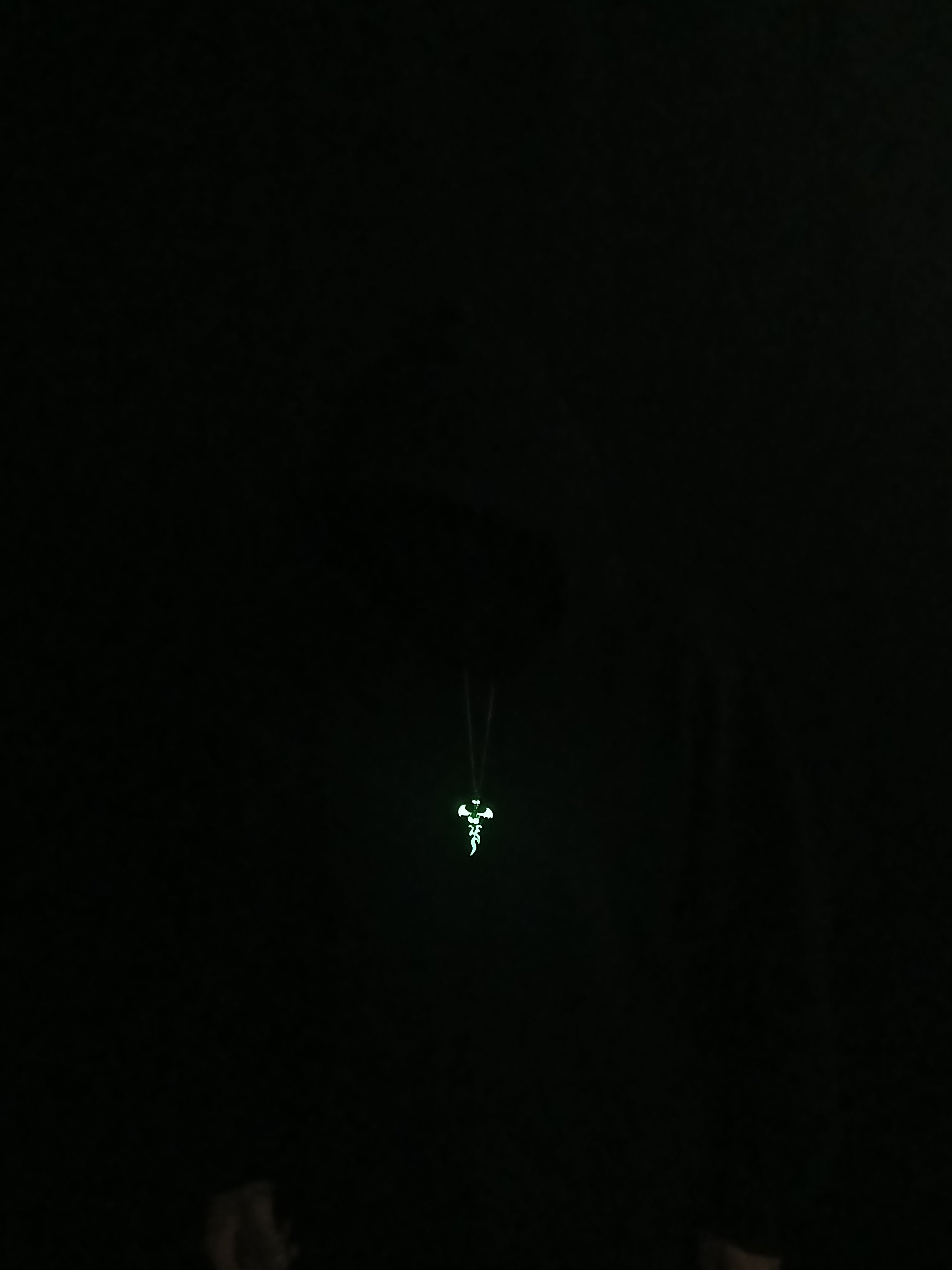 AluminiNecklace™ Toxic Green Skull Pendant