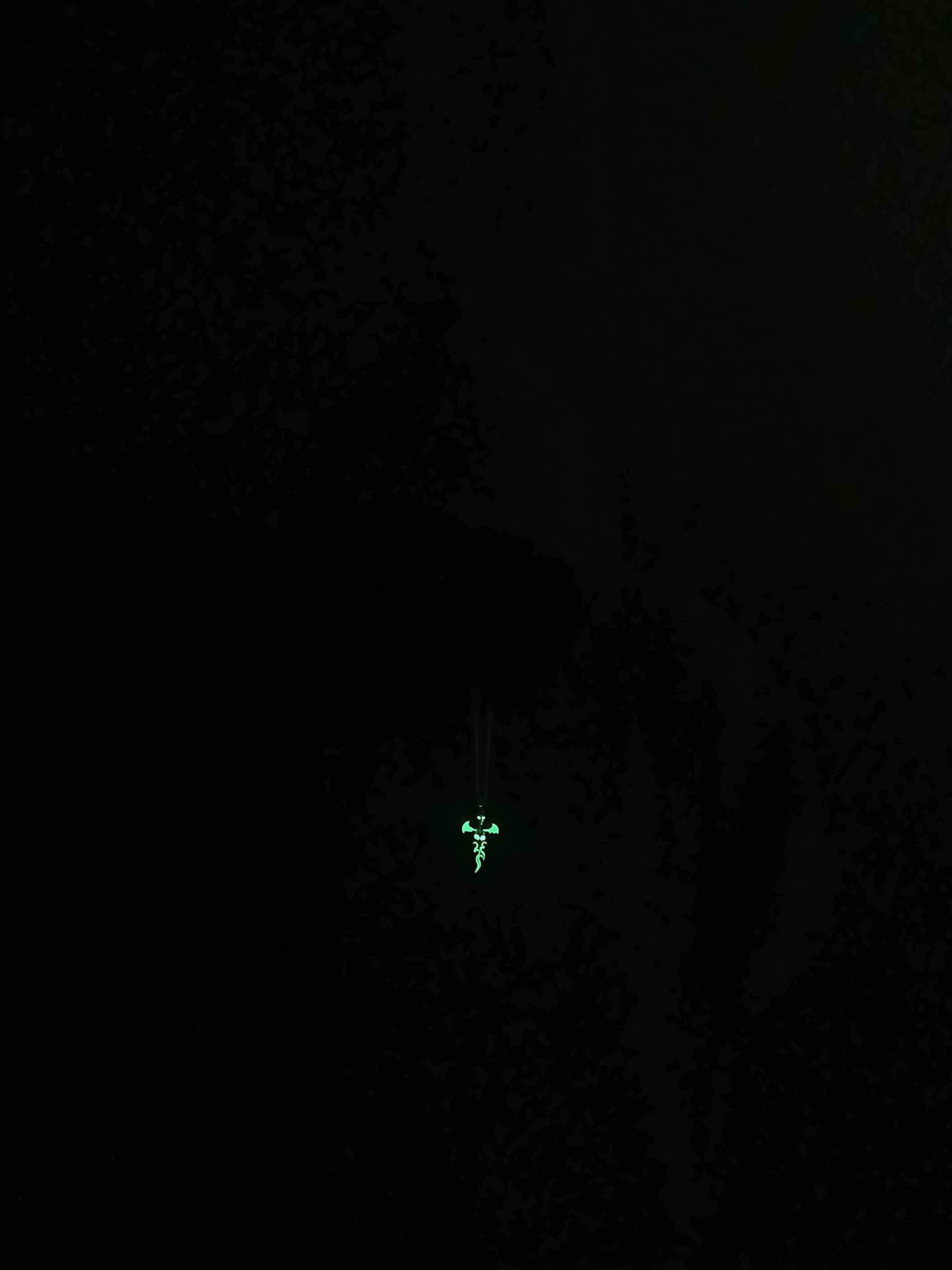 AluminiNecklace™ Toxic Green Skull Pendant