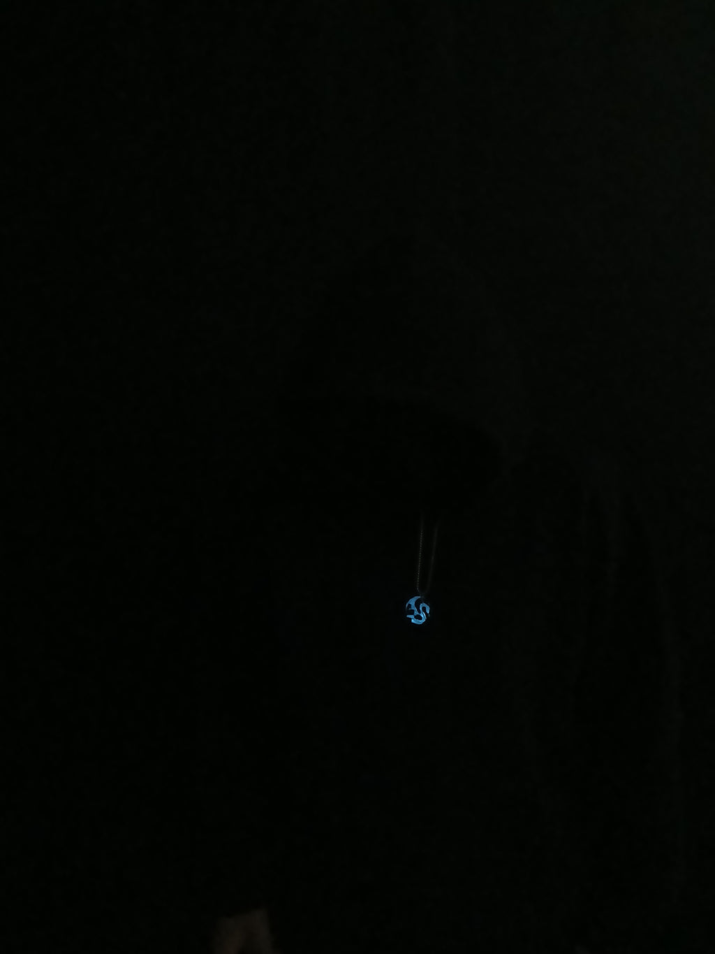 AluminiNecklace™ Ominous Blue Dragon Pendant