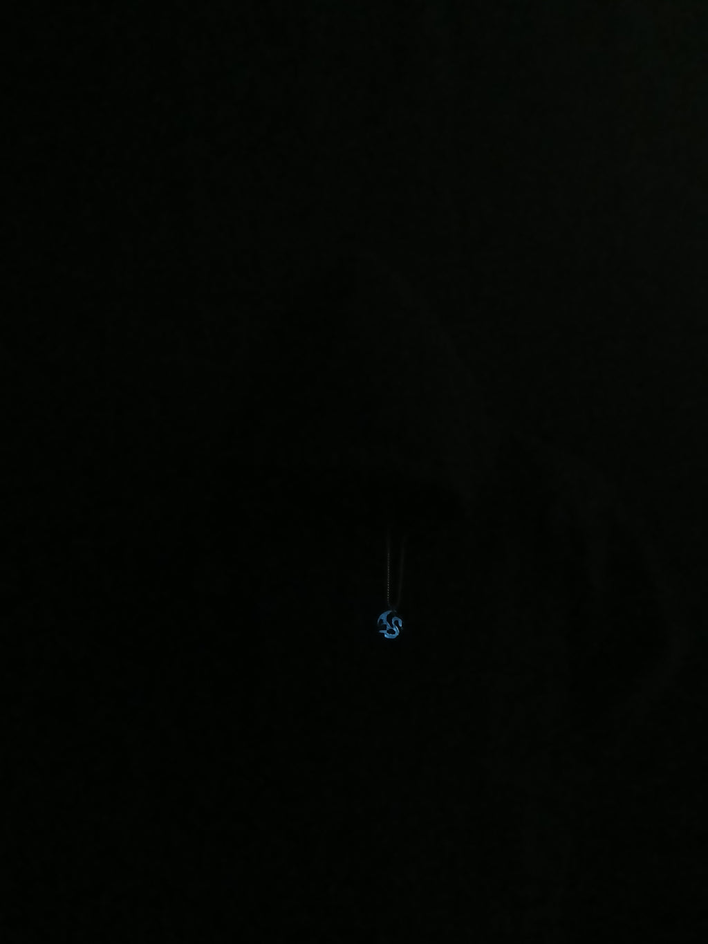 AluminiNecklace™ Ominous Blue Dragon Pendant