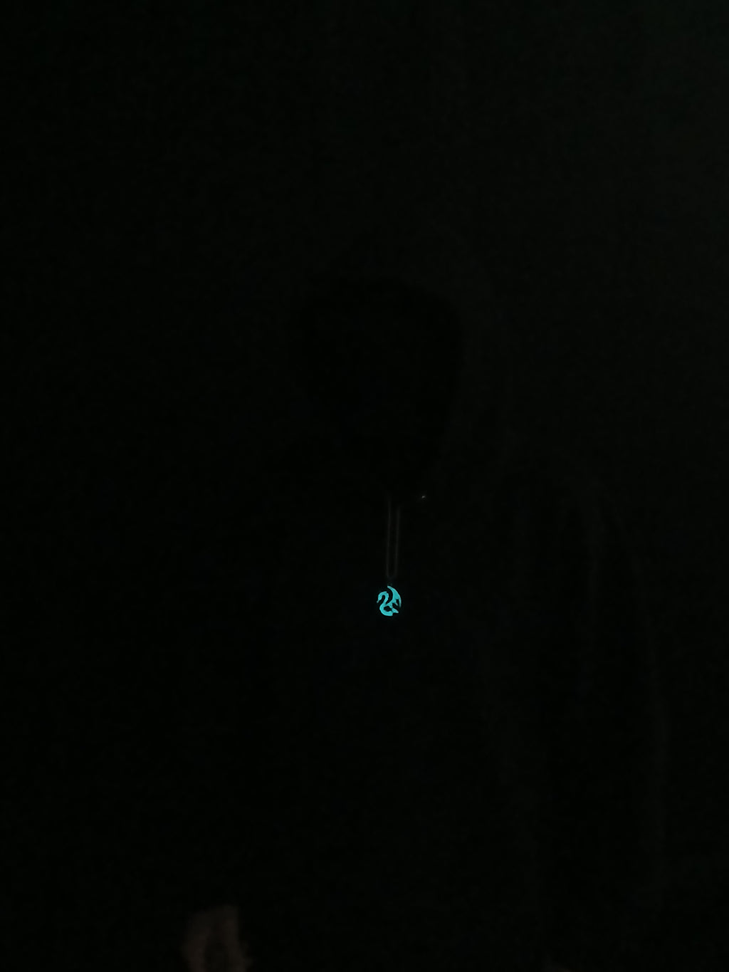 AluminiNecklace™ Destiny Light Blue Dragon Pendant
