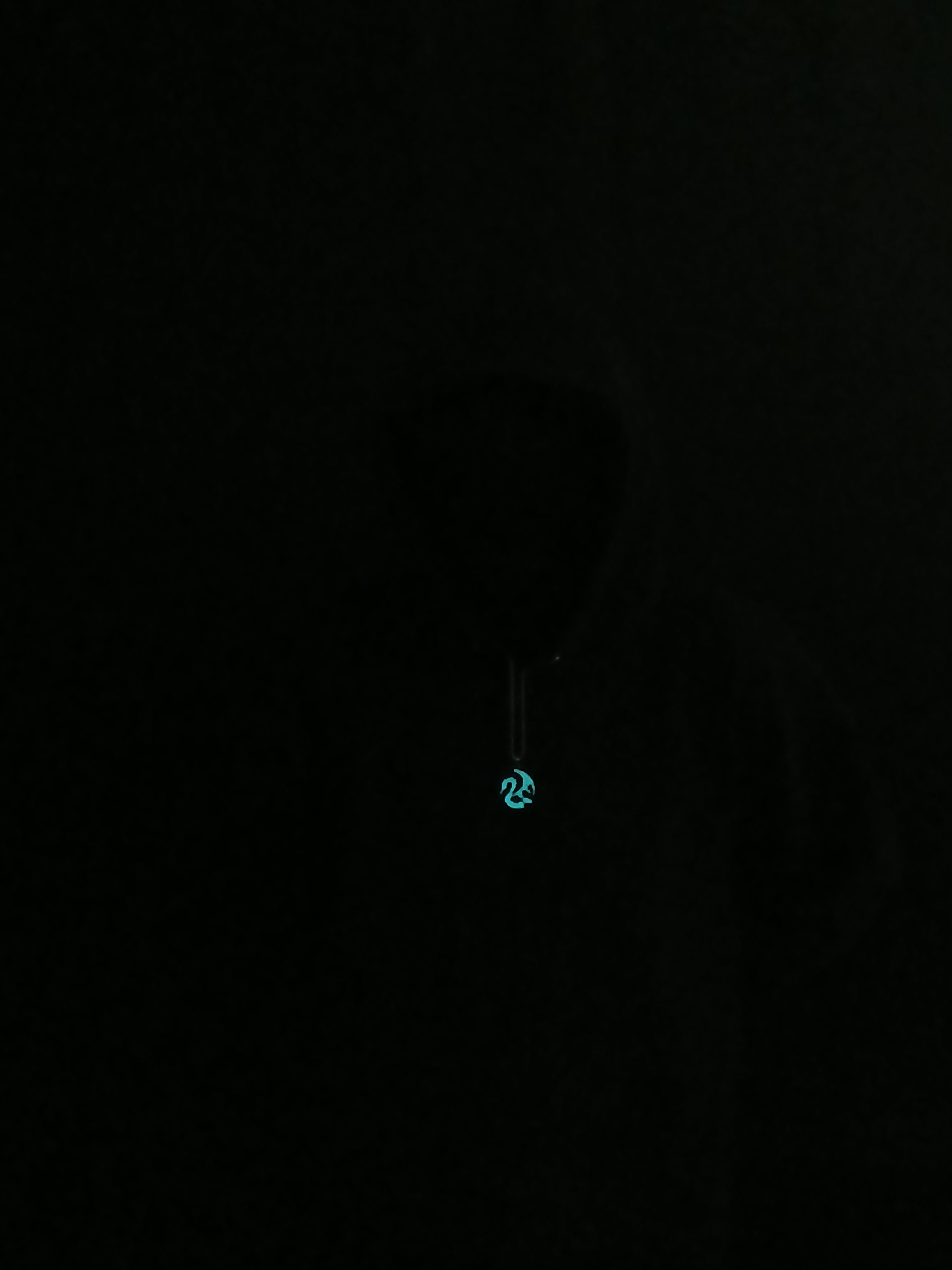 AluminiNecklace™ Destiny Light Blue Dragon Pendant
