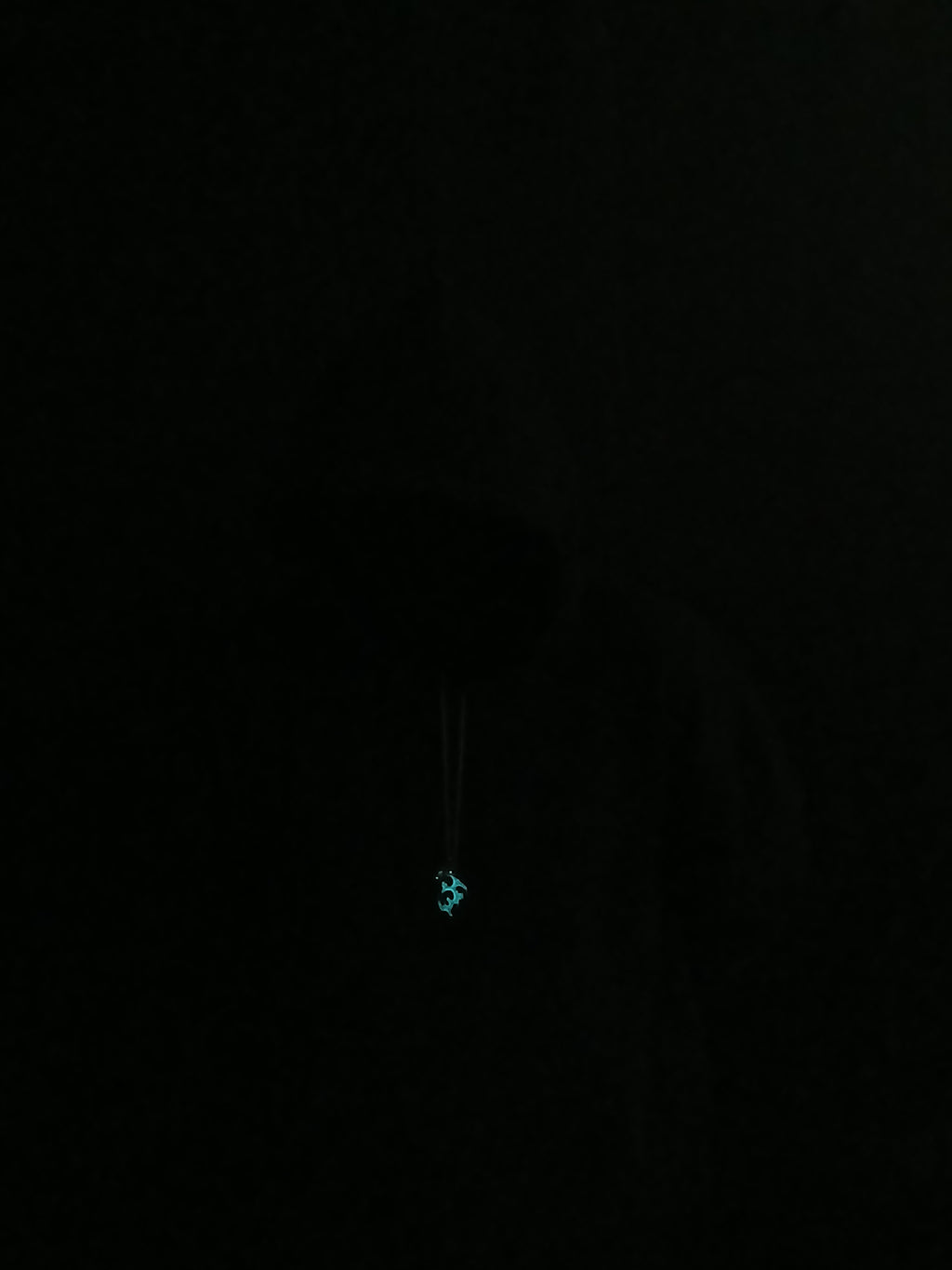 AluminiNecklace™ Destiny Light Blue Anarchy Dragon pendant