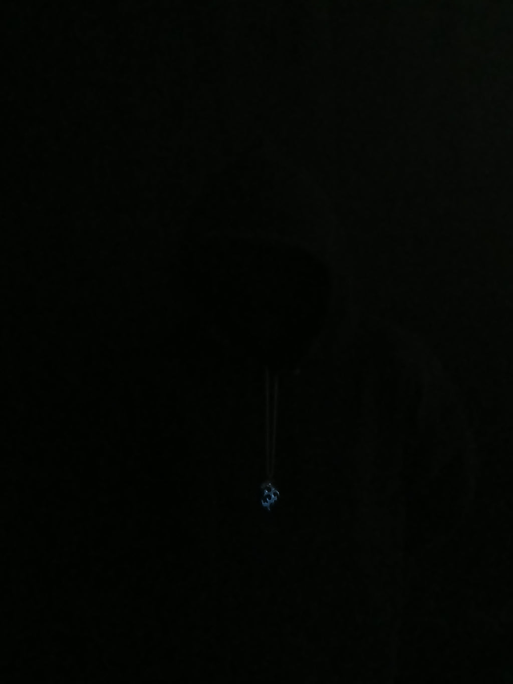 AluminiNecklace™ Ominous Blue Anarchy Dragon pendant
