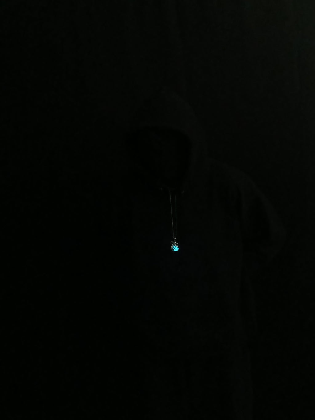 AluminiNecklace™  Ominous Blue Mystic Dragon Core Pendant