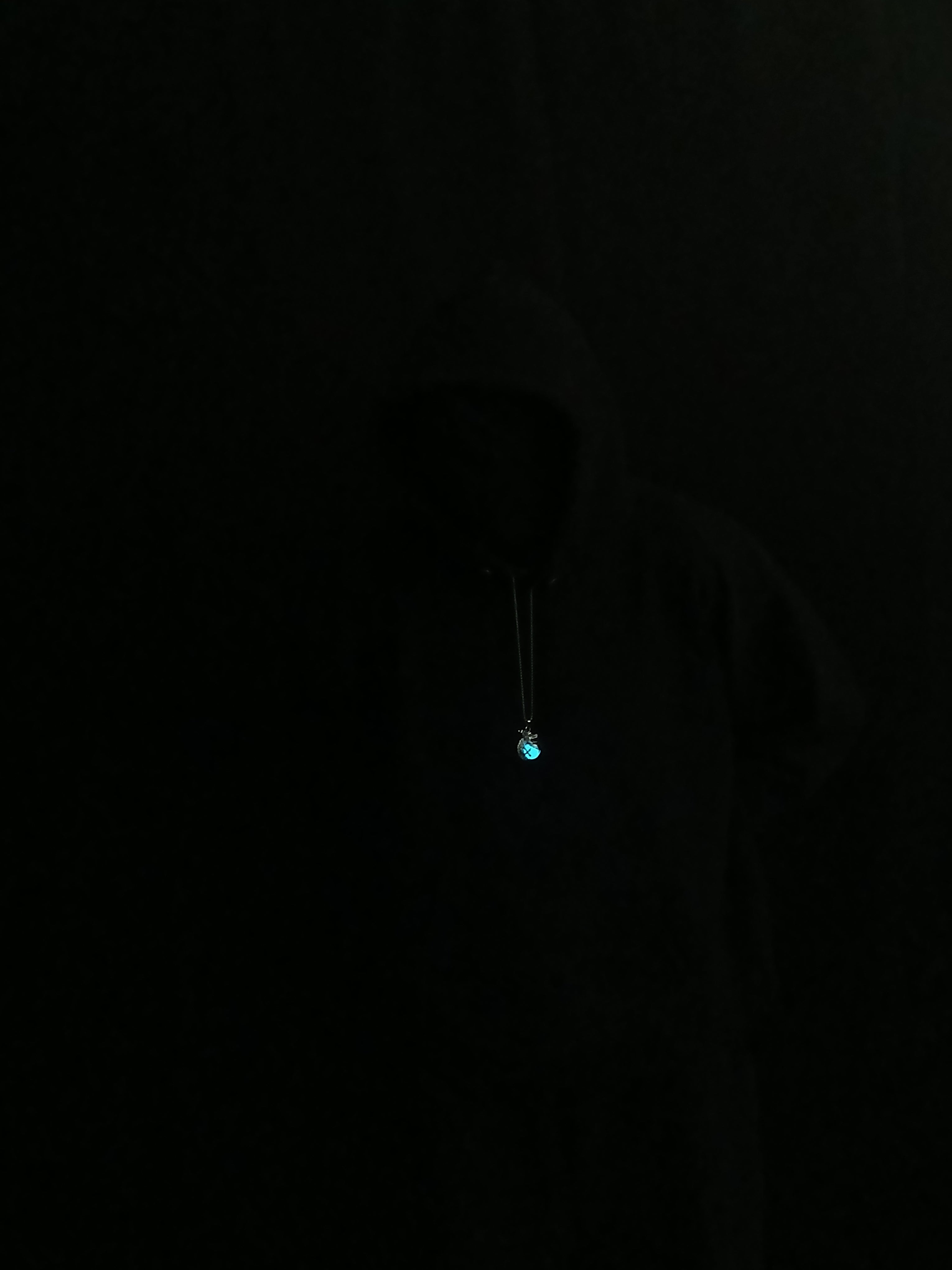 AluminiNecklace™  Ominous Blue Mystic Dragon Core Pendant