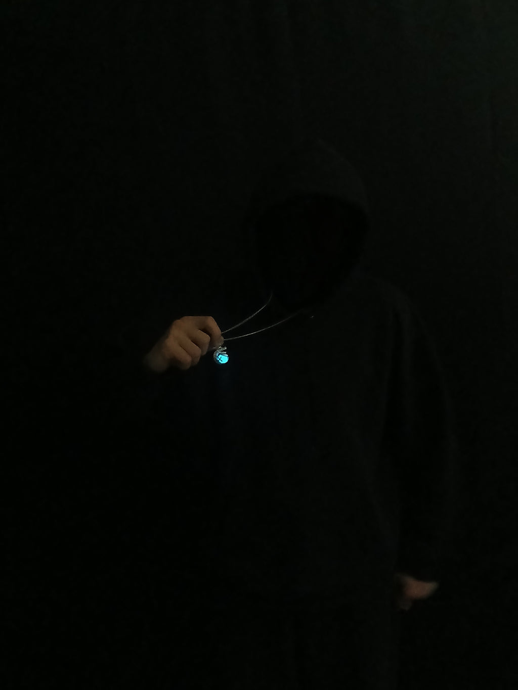 AluminiNecklace™  Ominous Blue Mystic Dragon Core Pendant