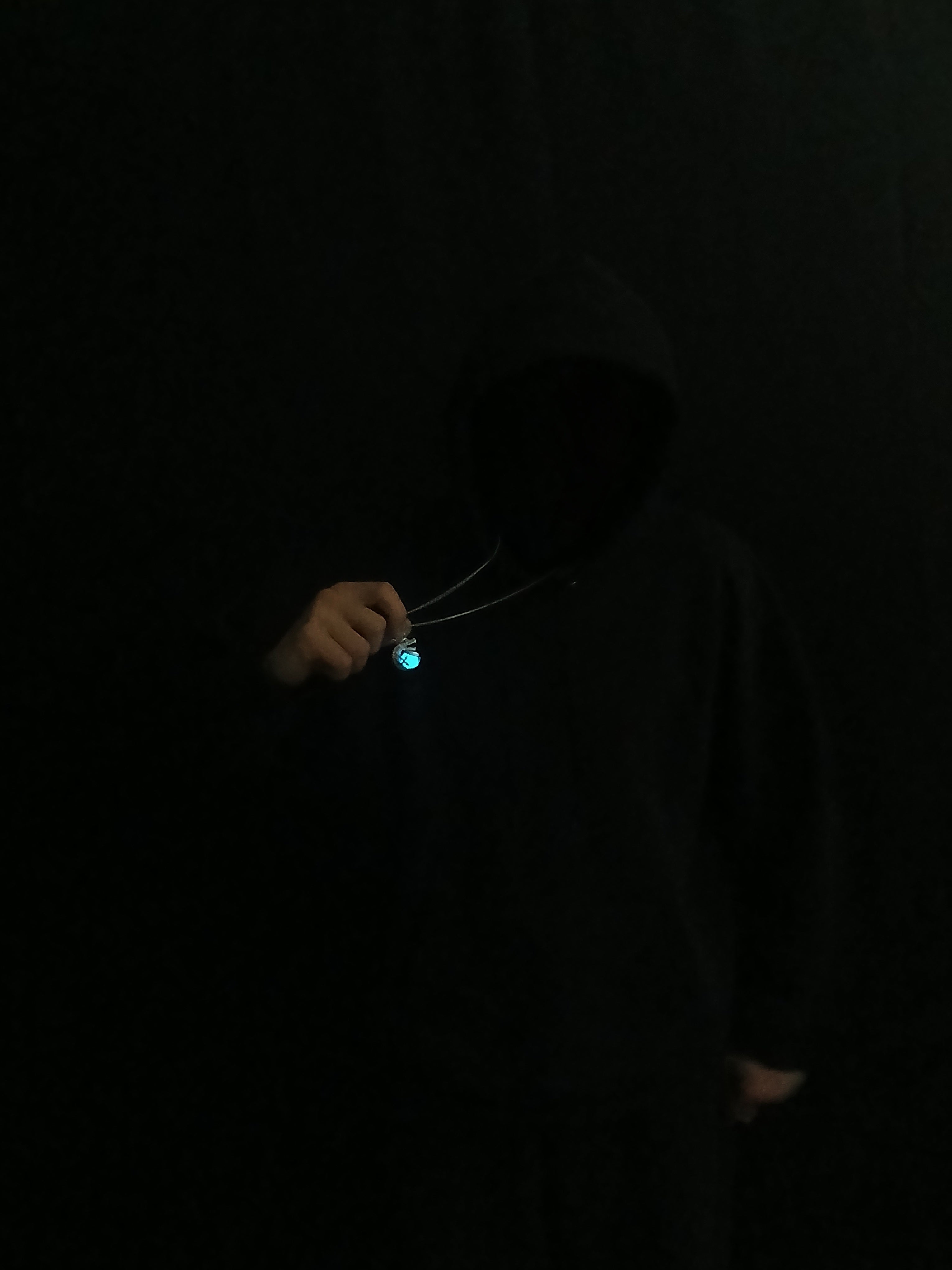 AluminiNecklace™  Ominous Blue Mystic Dragon Core Pendant