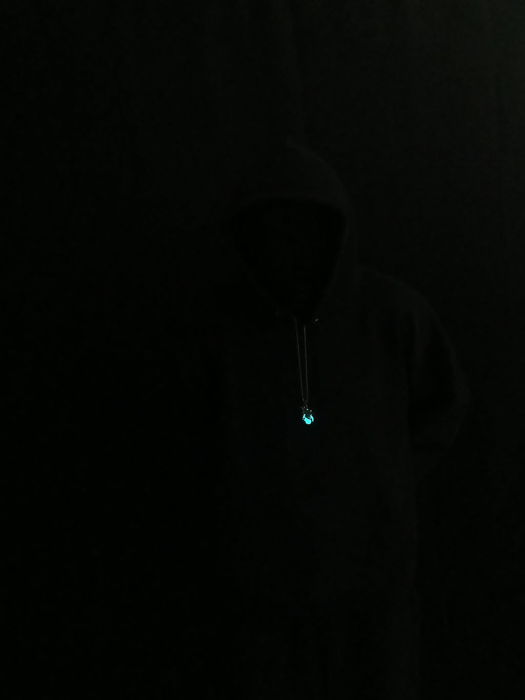 AluminiNecklace™ Destiny Light Blue Mystic Dragon Core Pendant