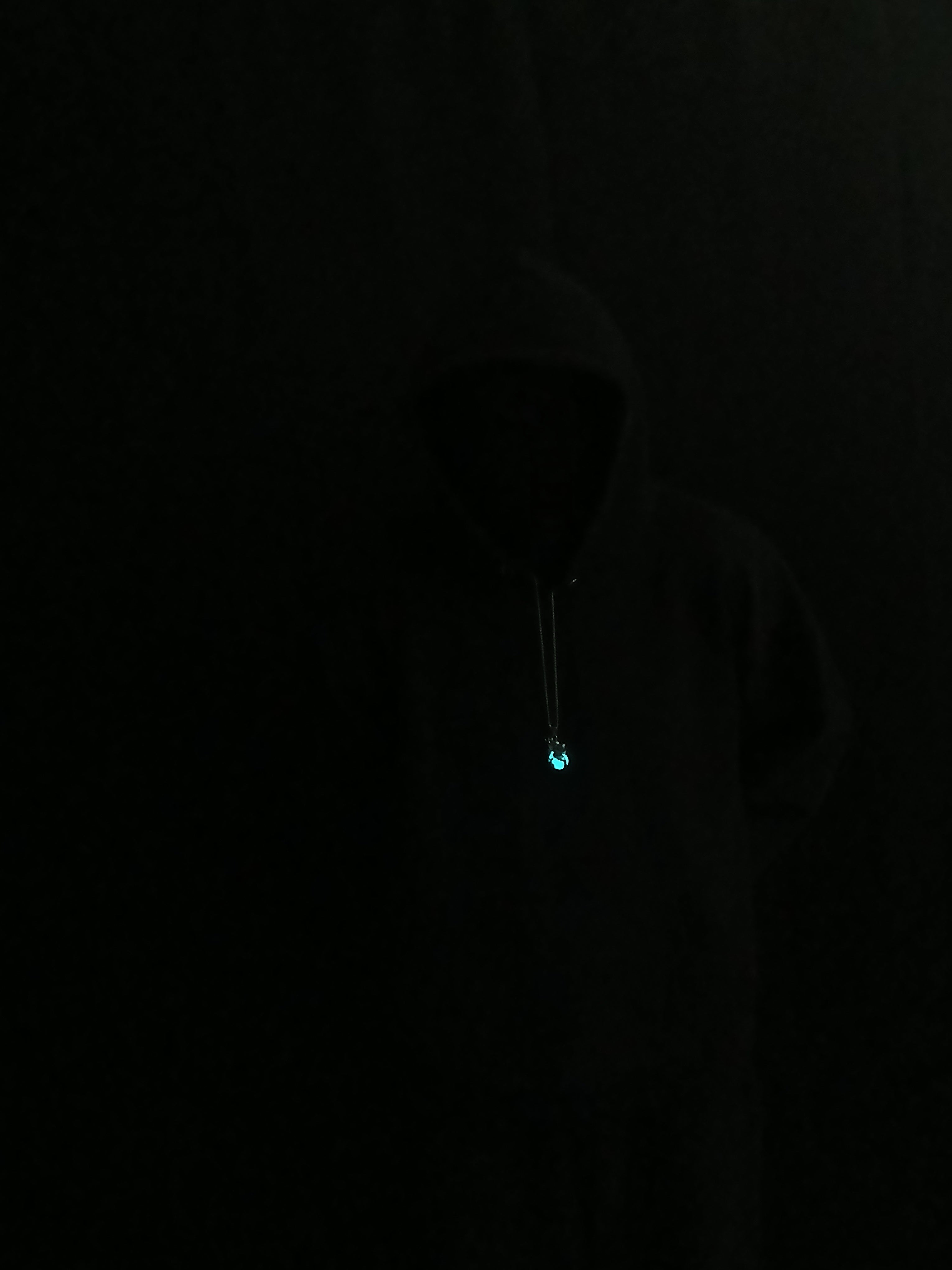 AluminiNecklace™ Destiny Light Blue Mystic Dragon Core Pendant