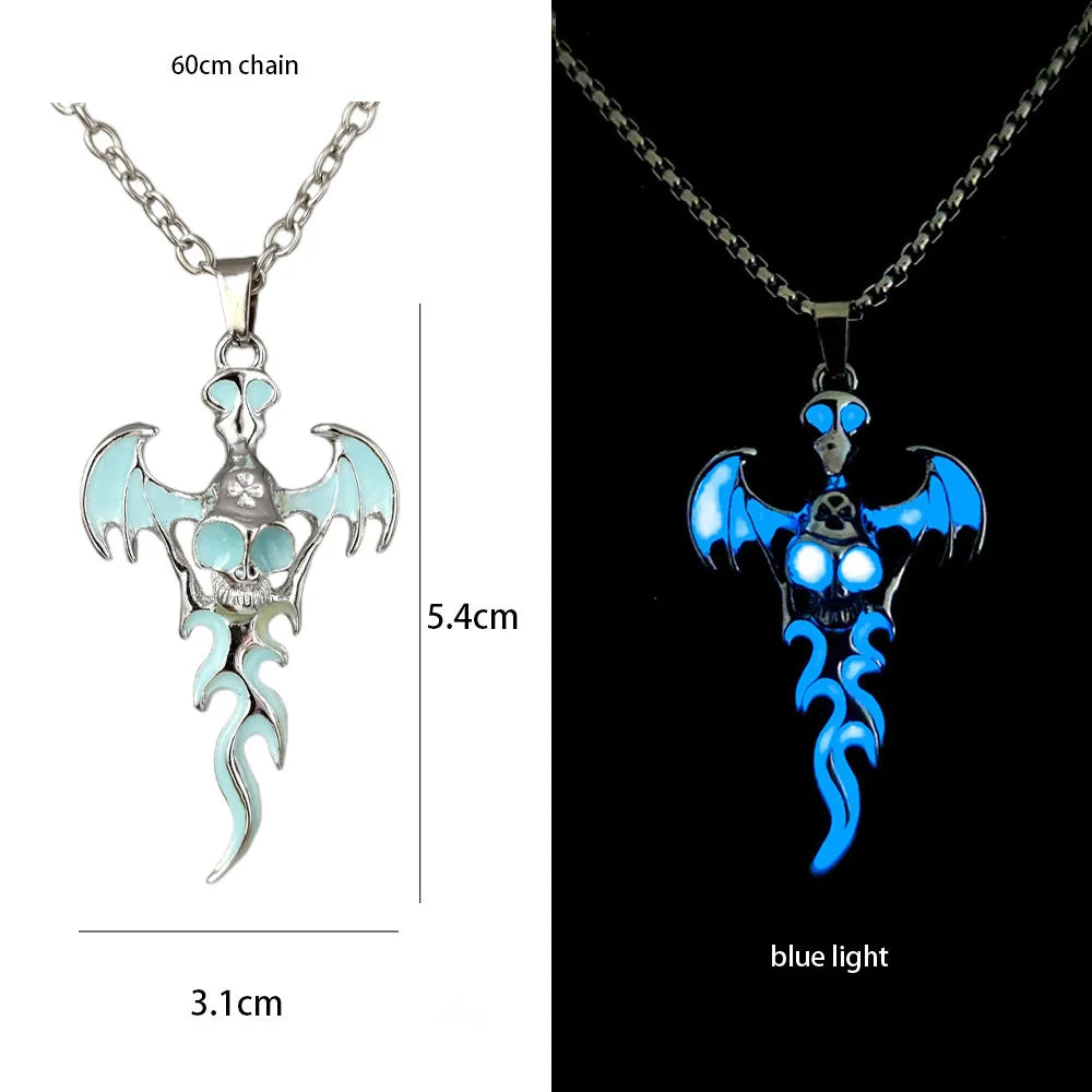 AluminiNecklace™ Glowing Dragon pendents