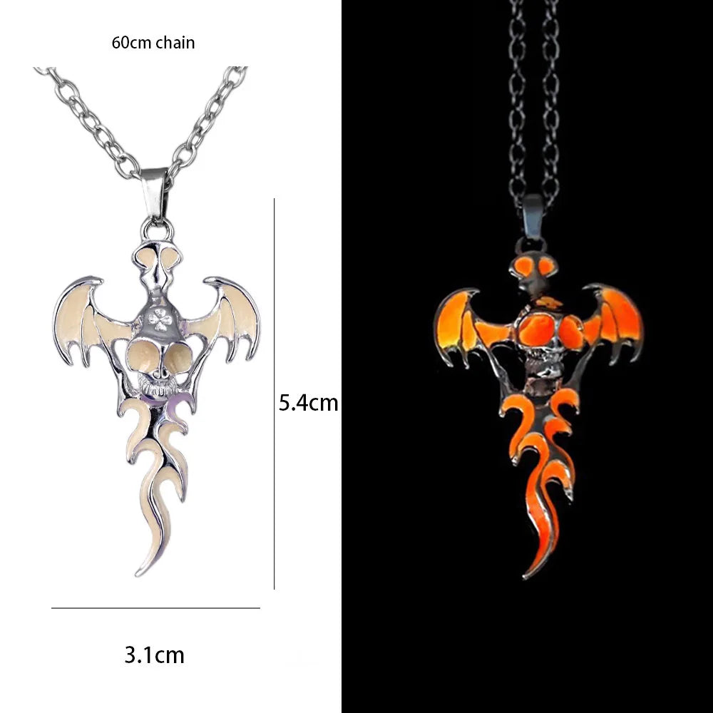 AluminiNecklace™ Glowing Dragon pendents