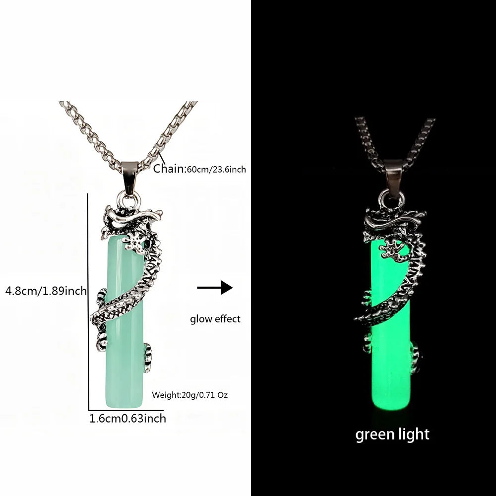 AluminiNecklace™ Glowing Dragon pendents