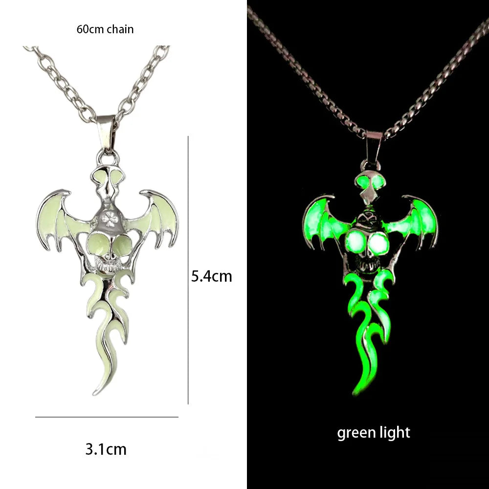 AluminiNecklace™ Glowing Dragon pendents