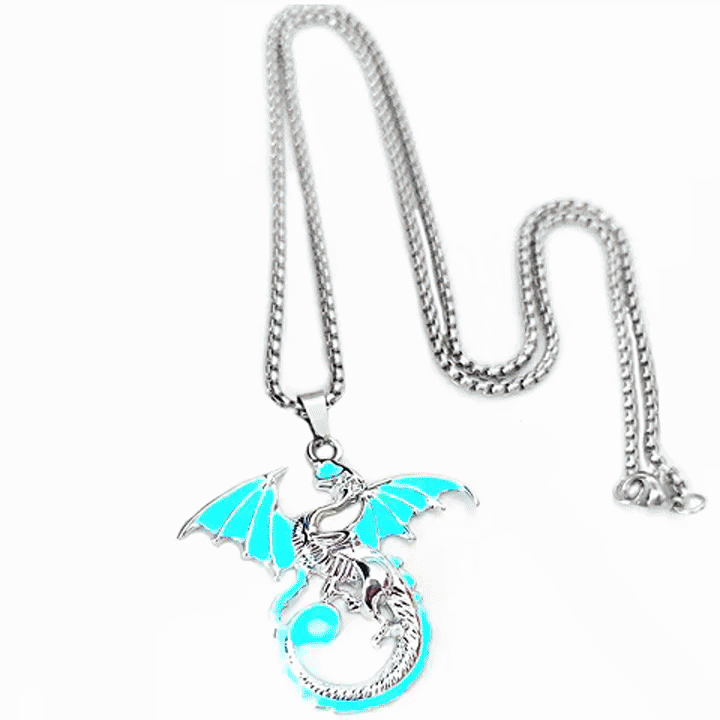 AluminiNecklace™ Glowing Dragon pendents